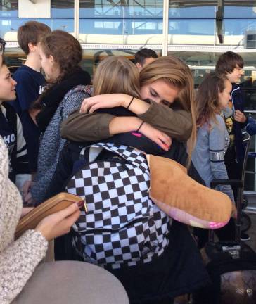 Vernon hosts Russian exchange students Hugs goodbye said it all, the parting was difficult, but hopes are to meet again.