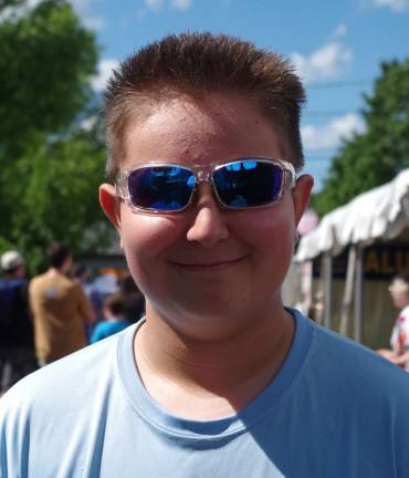 Joseph Reeber, 14, Parsippany: &quot;The food, especially the pizza.&quot;