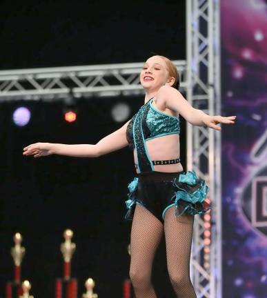 Dance Expression wins big at Wildwood competition Erin King of Vernon performs “Bounce Me Brother”
