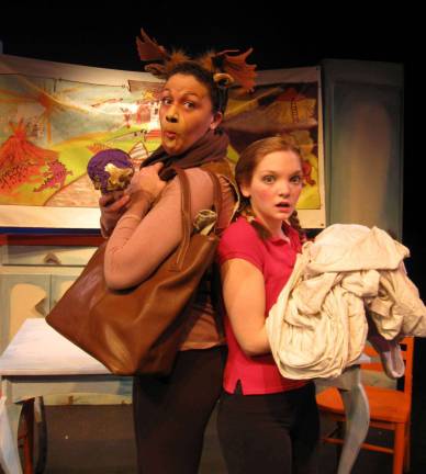 'If You Give a Moose a Muffin' to be performed Saturday Photo Credit Catherine Rust If You Give a Moose a Muffin. Pictured from left: Morgan Mack (Old Bridge) and Megan McGill (Pompton Lakes).
