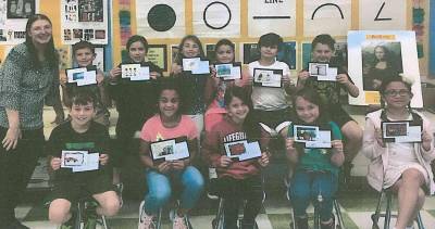 Rolling Hills students create stamps