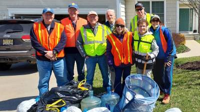 Clove Hill Manor residents participate in clean-up