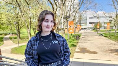 Jordyn Rush of Glenwood helped numerous academically at-risk peers succeed at William Paterson University. (Photo by Maria Daniels/William Paterson University)