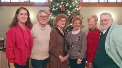 The Cruise Café held their annual Cruising into Christmas gathering recently at The Lafayette House. The group shared many travel insights and experiences and enjoyed fellowship and friendship. Several members are pictured with Carol Bezak, Cruise Café coordinator.