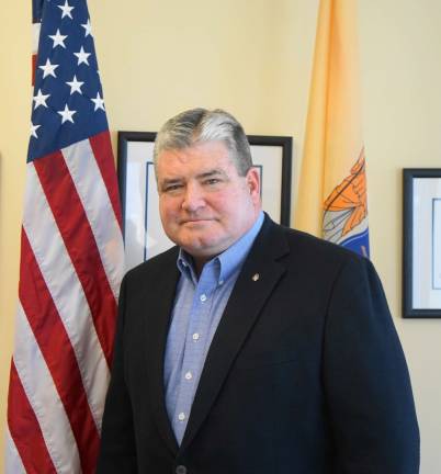 PHOTO BY VERA OLINSKIN.J. Senator Steven Oroho stands in his office.