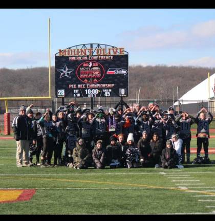 Wallkill Valley Youth Football wins Pee Wee Division Championship Wallkill Valley Youth Football’s 5th and 6th grade team won the Morris County Youth Football League Pee Wee Division Championship. Photo provided.