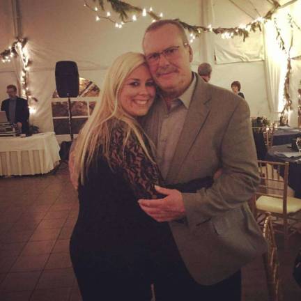 Wantage resident to take part in lung cancer walk Shown are Ashley Jackson and her fauther, Paul.