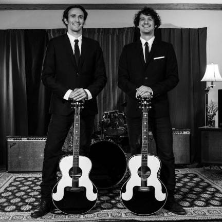 The Bird Dogs &#x2014; Zachary and Dylan Zmed &#x2014; will perform at The Newton Theatre on Sunday, July 24.