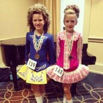 Irish dance thrives at Byram school 2014 Mid-Atlantic Oireachtas. Shea White (left) and Aylia Mahon .
