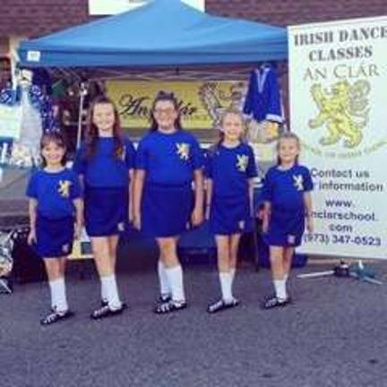 Irish dance thrives at Byram school Pictured from left: Sydney Brief, Erin Huber, Kassie Bream, Aylia Mahon and Mara Mahon.