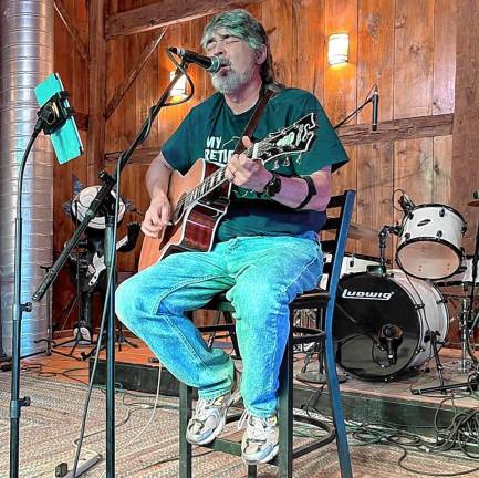 Peter Dee will blend acoustic and electric rock and folk tunes in his show Saturday afternoon at Angry Erik Brewing in Newton. (Photo courtesy of Peter Dee)