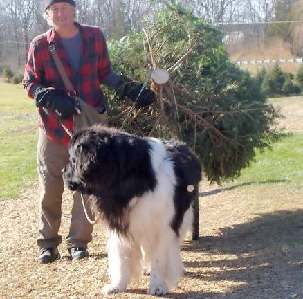 Dave Supko and his Newfie Philo get the job done.