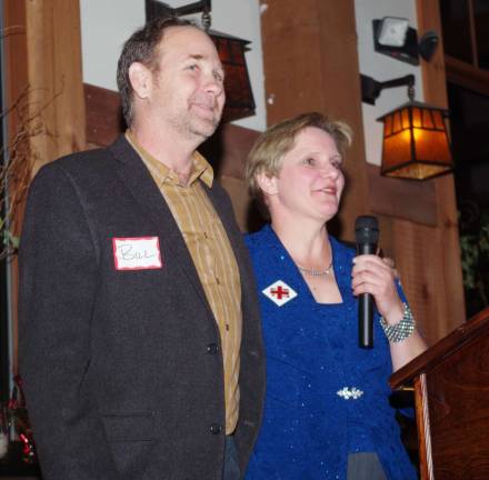 Mountain Creek ski patrol has 50th anniversary celebration Mountain Creek President and former ski patroller Bill Benneyan welcomed everyone to the 50th anniversary event. Here he is shown with Susanne Ebling, the director of the Mountain Creek Ski Patrol. Benneyan has skipped shaving this month in support of prostate cancer awareness.
