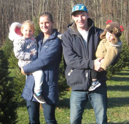 Christmas tree farm a family affair The Ball family have made their tree selection.