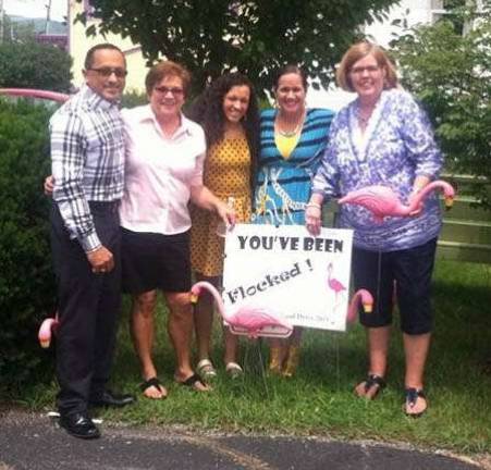 Vernon Methodist church gets 'flocked'