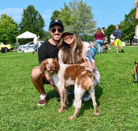 Photos: Pupstock Festival 2024 <b>Justin Kosabutski and Steph Sindler of Wayne with Ollie.</b>