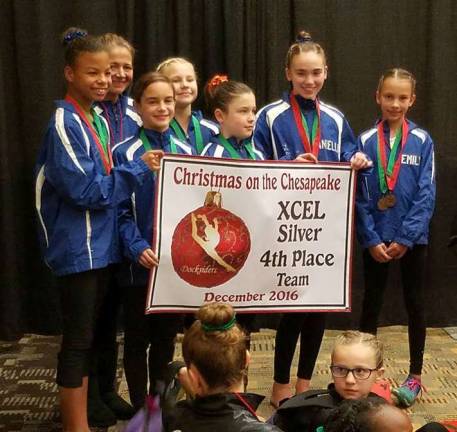 Giant Gymnastics has a banner year Fourth place at Christmas on the Chesepeake