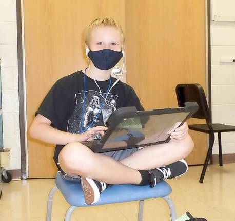 Students return practicing ‘The Glen Meadow Way’ (Photo provided)