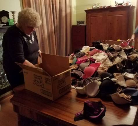 Woman's Club completes bra collection