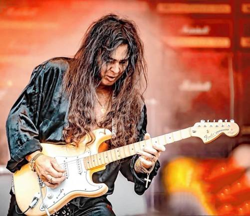 Guitar masters on local stages <b>Neo-classical guitarist Yngwie Malmsteen performs Saturday at the Newton Theatre. (Photo courtesy of Yngwie Malmsteen)</b>