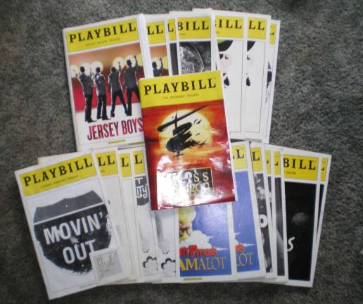 Playbills are the ultimate souvenir of Broadway.