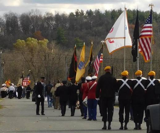 Many groups presented colors during the 19th Annual Salute to Military Veterans, on Sunday, Nov 3, 2019 at the Sussex County Fairgrounds in Augusta.