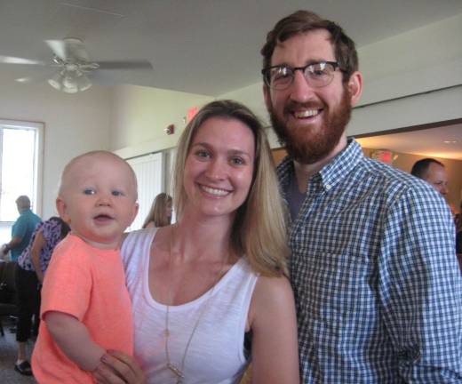Church moves into new home Mr. and Mrs. Josh Barlow and baby Asher are in attendance at the Sunday June 11 service.