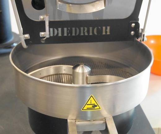 Coffee is serious business at Brother Beans The agitator evenly cools the coffee beans.