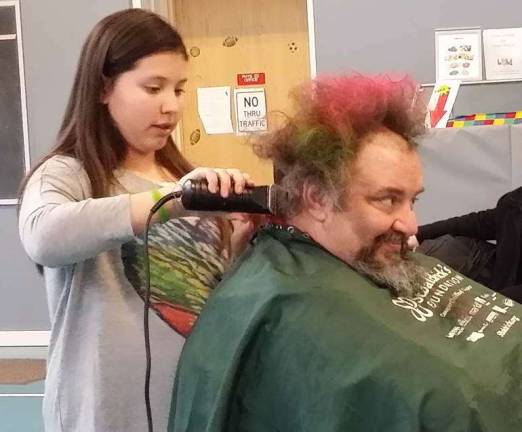 Sussex Charter School for Technology students cut hair to raise money