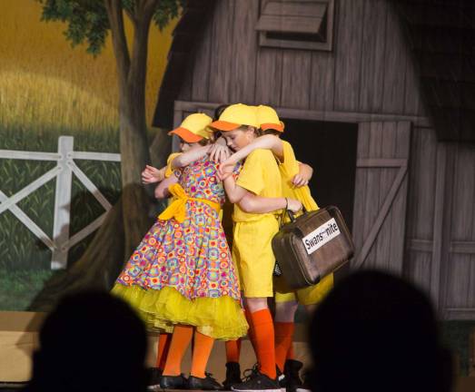 It’s not just the performance A poignant moment during the Monroe-Woodbury Middle School Drama Club’s production of “Honk! Jr.”