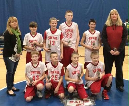 Sussex-Wantage wins holiday tournament Members of the Sussex-Wantage sixth-grade basketball team members are: back row, Julie Finnerty, Bryce Dunn, Connor Milks, Ryan Scymanski, Will Mason, Betty Scymanski; front row, Ethan Schipper, Kevin Scymanski, Joe Finnerty, Connor Lake.