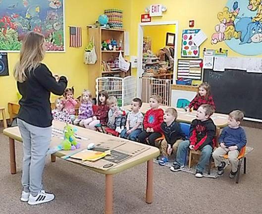 Believers Learning &amp; Daycare Center had a visit from Melissa who works at Newton-Sparta Pediatric Dentistry and Orthodontics.