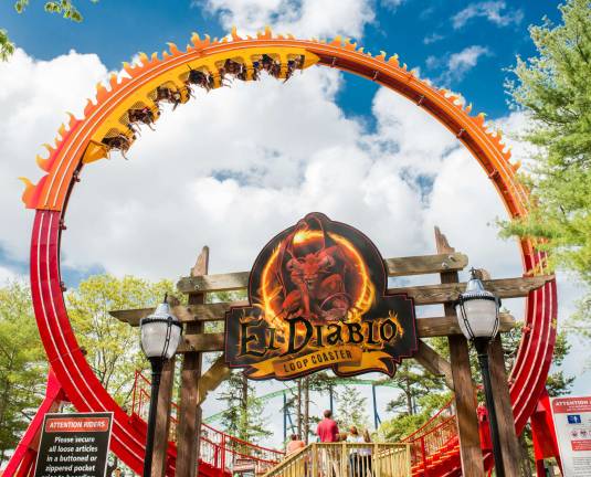 El Diablo is Six Flags newest coaster.