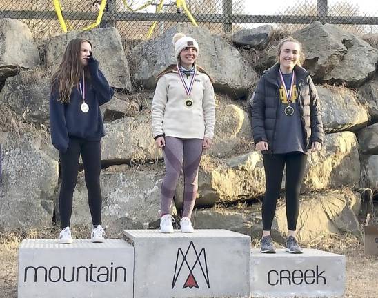 Sophomore Martina Brich won the Individual State Title in the Girls Giant Slalom.