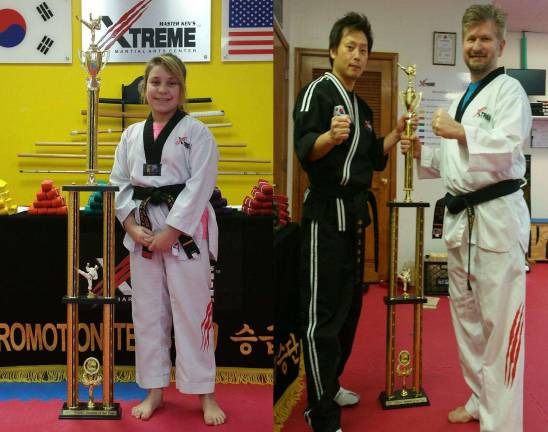 Two of Master Ken's Black Belt students have received the Student of Year 2017 Award. Both Paige K. (Wantage) and William D. (Sparta) showed great leadership and dedication in Taekwondo training, they were both awarded Student of the Year.