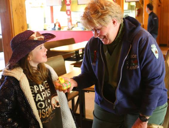 Austin Leavey of Berenfield is shown with Lori Space Day.