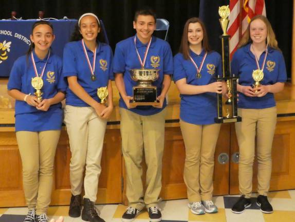 Hardyston wins Academic Bowl Hardyston A Team