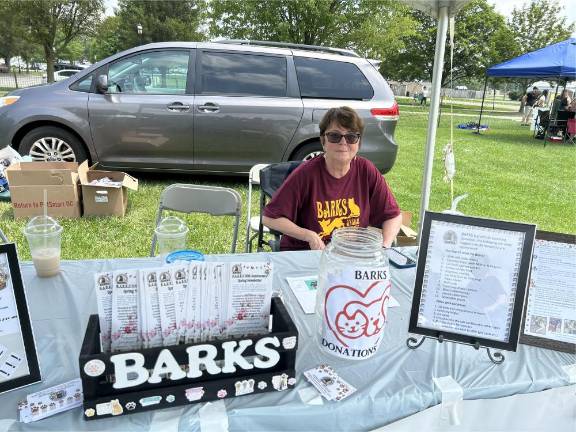 Dogs have their day Mary Ullman of the Byram Animal Rescue Kindness Squad (BARKS).