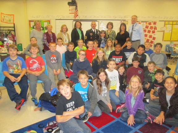 Veterans visit Cedar Mountain school Veterans visit Cedar Mountain school