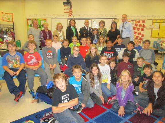 Veterans visit Cedar Mountain school