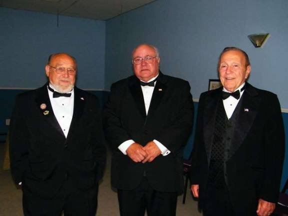 Sussex Elks remember 9/11 From left, current Elks Chaplain Frank Kreutle (39-year Elks member), Raymond Shone (38-year Elks member) and Fred Spages (Former Exalted Ruler).