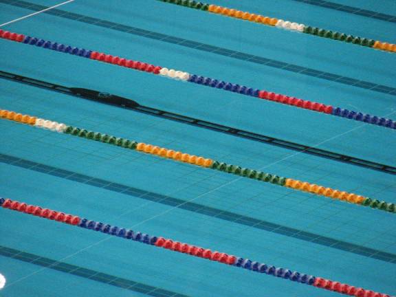 Young Vernon swimmers working on dropping times