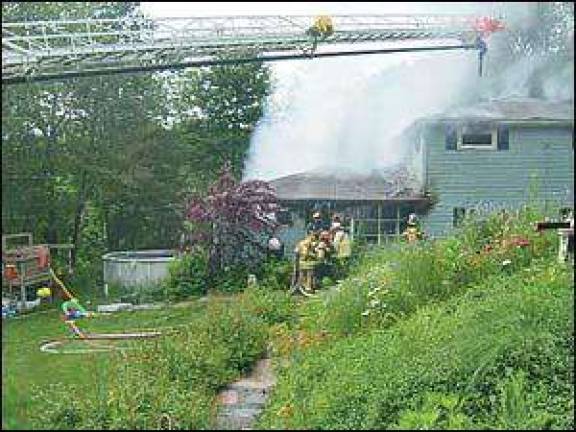 Fire destroys home in lake community Fire destroys home in lake community