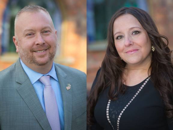 Sparta Mayor Joshua Hertzberg and Franklin Council President Dawn Fantasia won the Republican primary for nominations to the Sussex County Board of Chosen Freeholders.