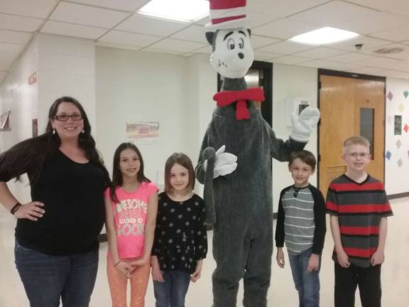 Cat in the Hat visits primary schools