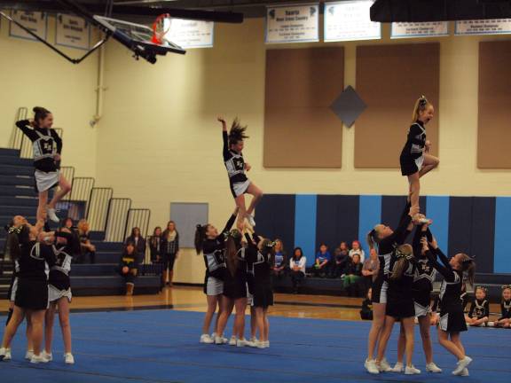 Local cheerleaders shine in regional competition The West Milford Senior Rec. cheerleaders perform. They won second place in the senior rec category. The Sparta Spartans Snowball Cheerleading Competition took place on Sunday, January 5, 2014 at Sparta High School. Teams from schools in the tri-state area participated in the Sparta Township, N.J. school event.