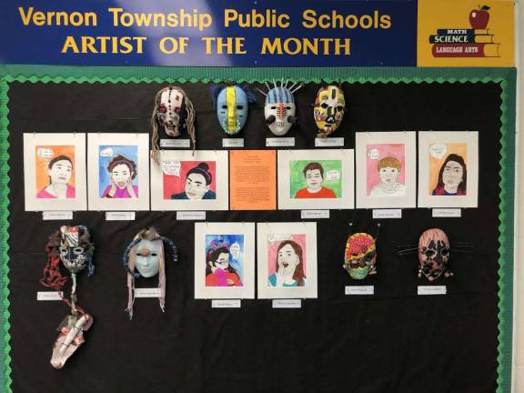 Lounsberry Hollow art students have their artwork displayed
