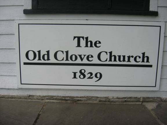 Old Clove Church celebrates 189 years PHOTOS BY JANET REDYKEThe Old Clove Church has been a national and state landmark since 1982.