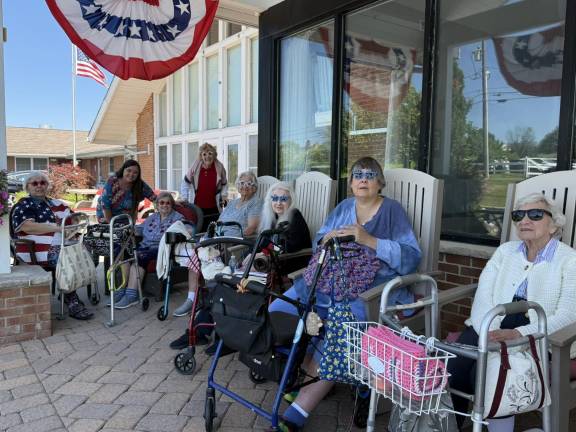 Homes away from home Residents celebrate Fourth of July at Bentley Assisted Living.