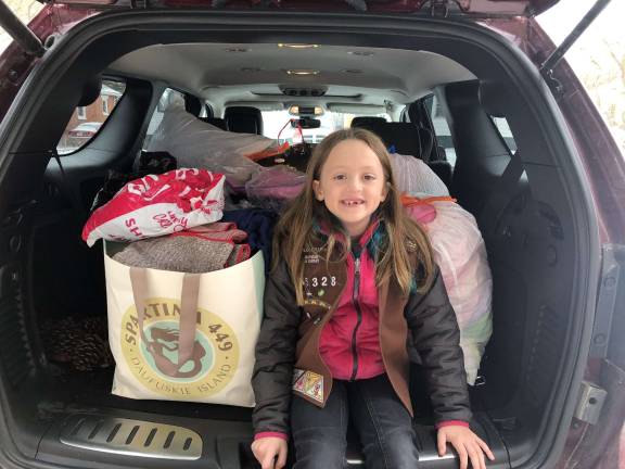 Girl Scouts hold winter apparel drive